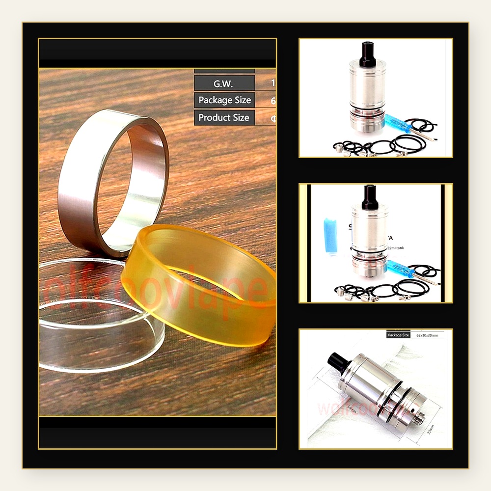 Vaping Air - Wolfcoolvape Lindy RTA 5ml 탱크 분무기