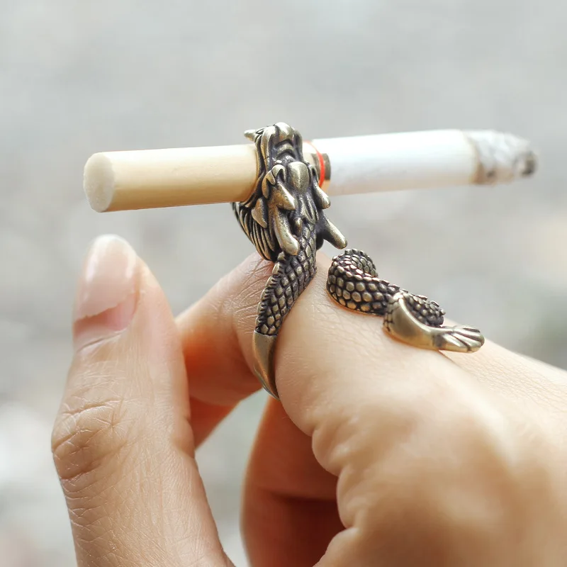 Vape Ring - 레트로 드래곤 담배 홀더 링 랙