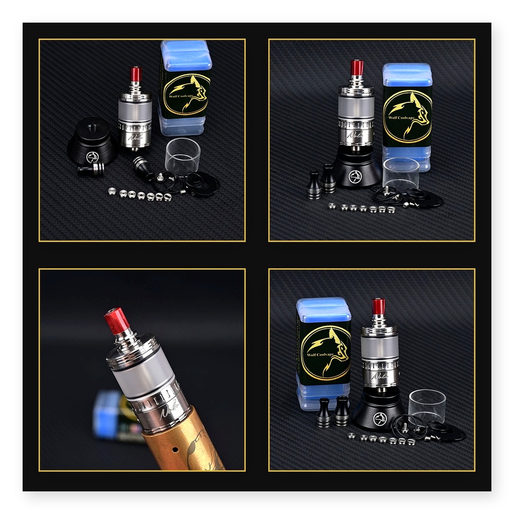 Vaping Air - Wolfcoolvape NOLA RTA 3.2ml 재구축 가능한
