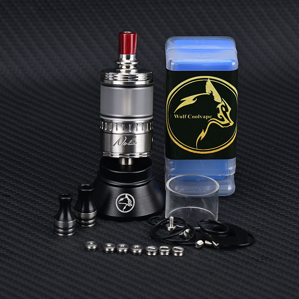 울프쿨베이프 NOLA RTA 재구성형 아토마이저 3.2 - Vaping Air 리뷰 및 가격
