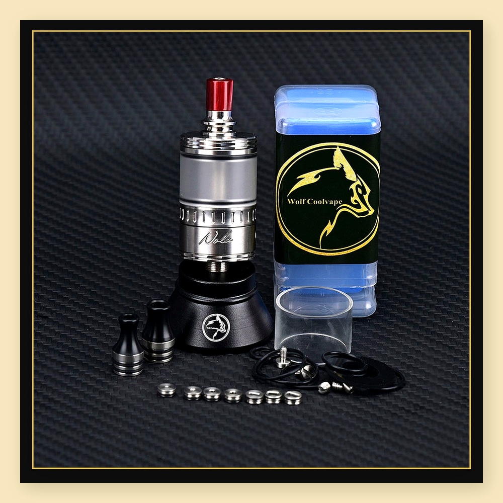 울프쿨베이프 NOLA RTA 3.2ml 재조립 가능한  - Vaping Air 리뷰 및 가격