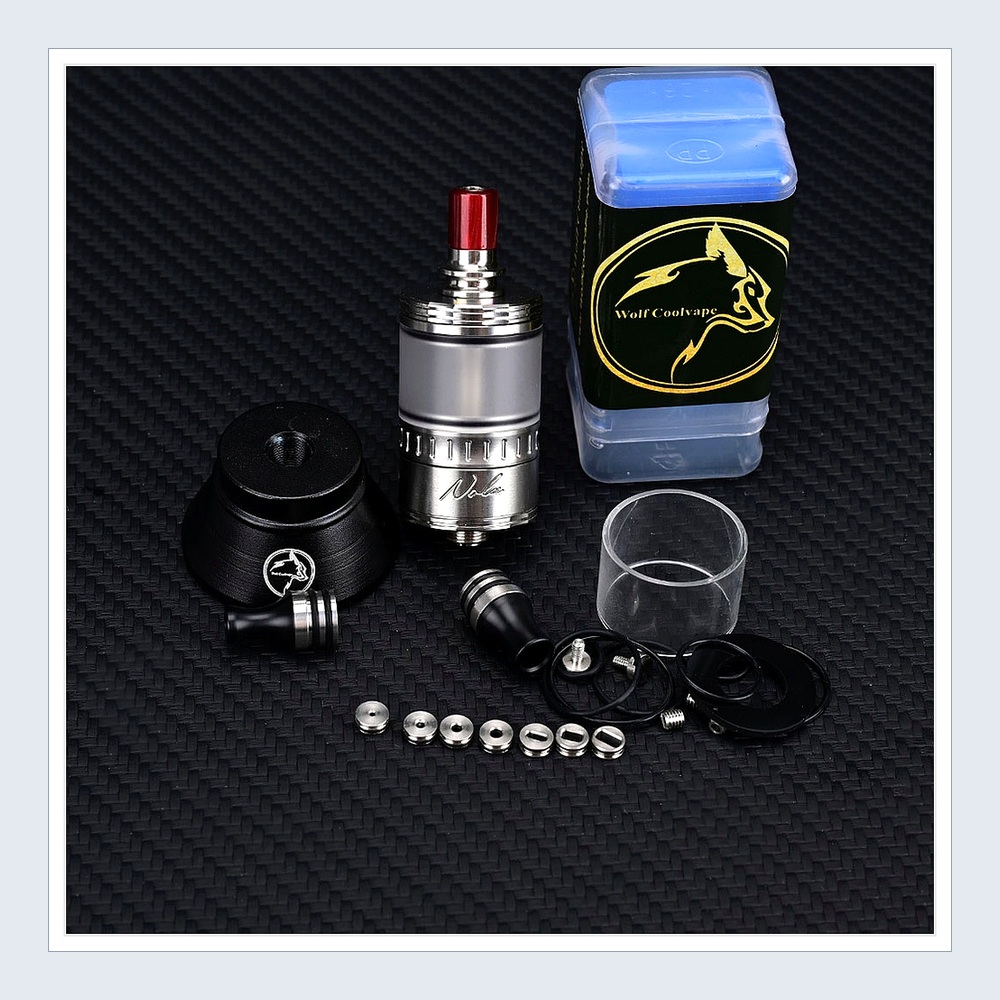 울프쿨베이프 NOLA RTA 3.2ml 재조립 가능한  - Vaping Air 리뷰 및 가격