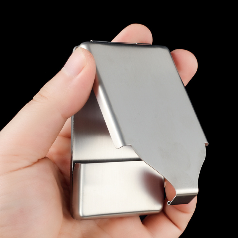 내구성 있는 스테인리스 스틸 담배 케이스, 플립탑 디자 - Smoking & Vaping Accessories 리뷰 및 가격